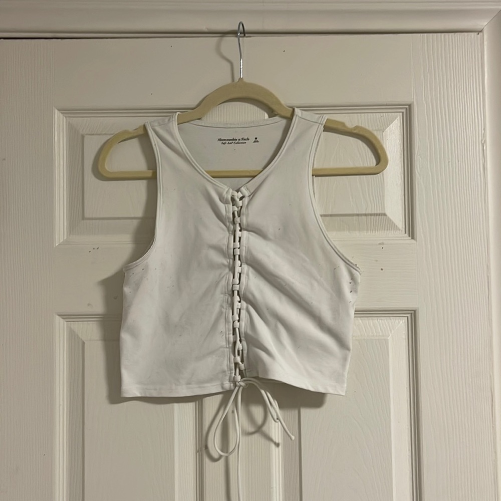 White Crop Top